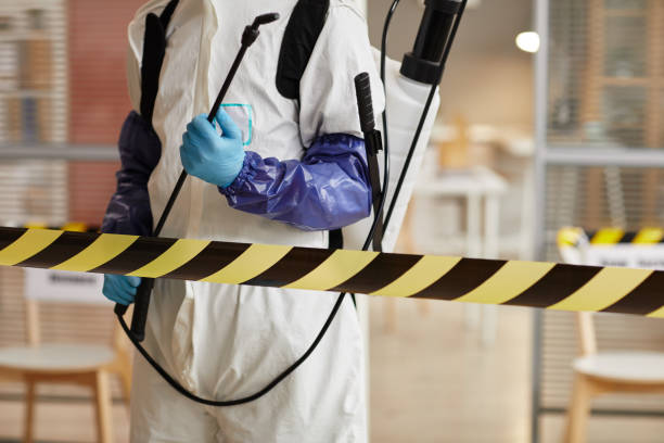 Professional Blood Cleanup technician working in Fennville, MI